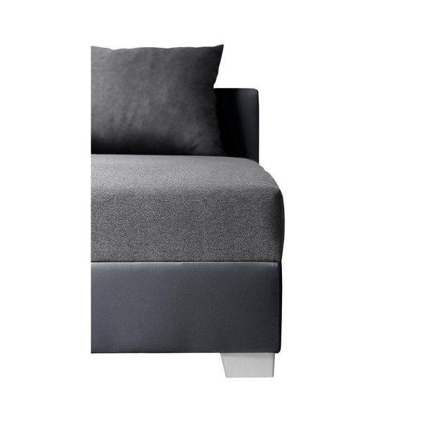 Antracitová rohová pohovka s lôžkom na pravej strane Interieur De Famille Paris Aventure-image-2