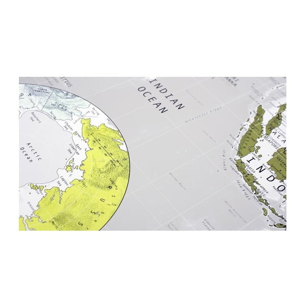 Zelená magnetická mapa sveta The Future Mapping Company Future Map, 101 × 58 cm-image-3