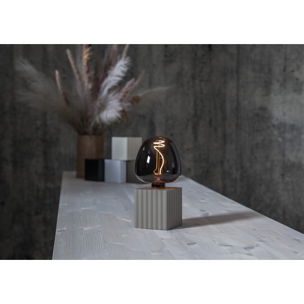 Svetlosivá lampová noha 10 cm Box – Star Trading-image-3