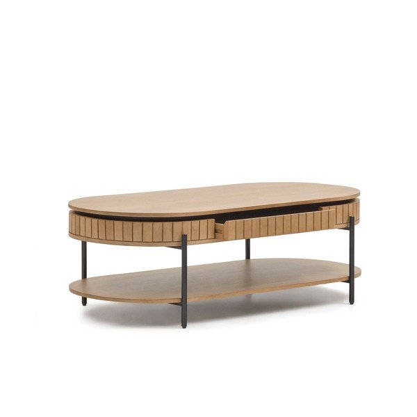 Konferenčný stolík z mangového dreva 130x65 cm Licia - Kave Home-image-4