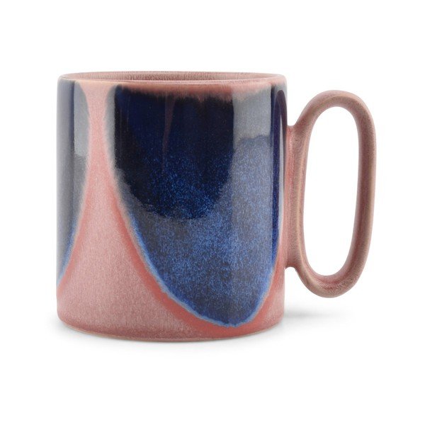 Modrý/ružový kameninový hrnček 390 ml Paint – Salt&Pepper