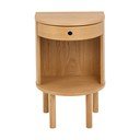 Nočný stolík v dekore duba v svetloprírodnej farbe Paron – Actona