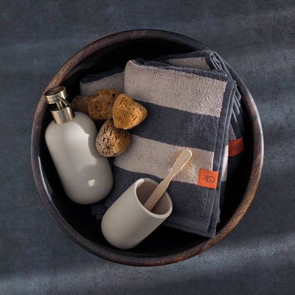 Krémovobiela keramická WC kefa Lotus - Mette Ditmer Denmark-image-2