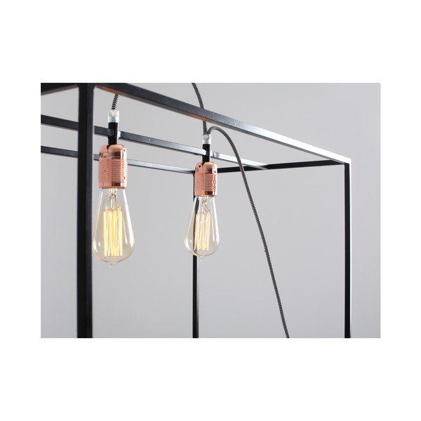 Čierna stojacia lampa Custom Form Metric, šírka 70 cm-image-4