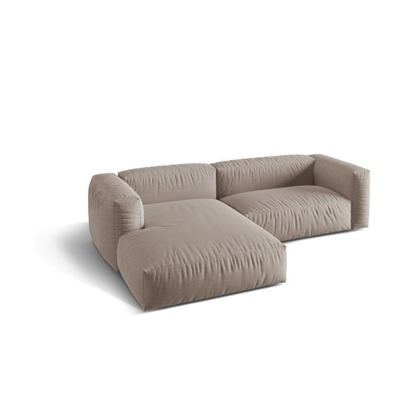 Béžová modulárna rohová pohovka (ľavý roh) Martina – Micadoni Home-image-2