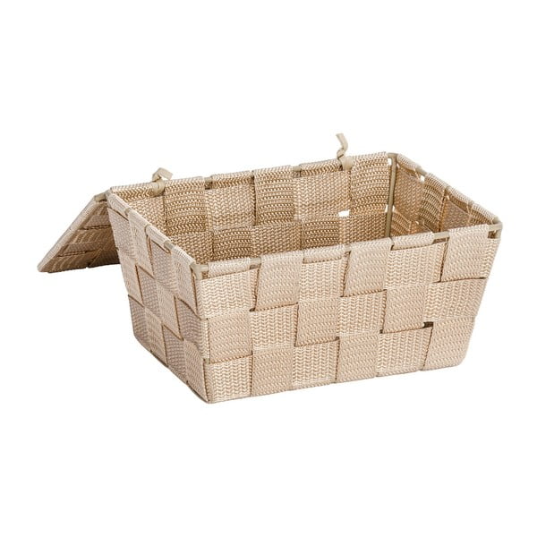 Béžový košík s vekom Wenko Adria, 14 × 19 cm-image-1