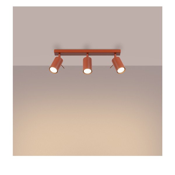 Bodové svietidlo v tehlovej farbe 6x45 cm Etna – Sollux-image-2