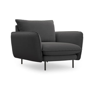 Tmavosivé kreslo Cosmopolitan Design Vienna