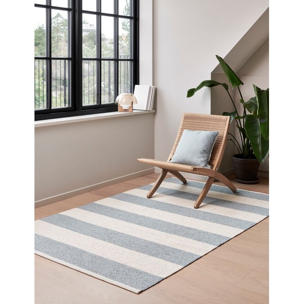 Svetlomodro-krémový vnútorný a vonkajší behúň 70x150 cm Bob Blue Fog – Pappelina-image-1