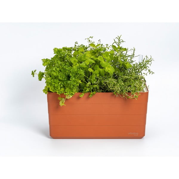 Plastový samozavlažovací kvetináč 39,5 cm Berberis – Plastia-image-1