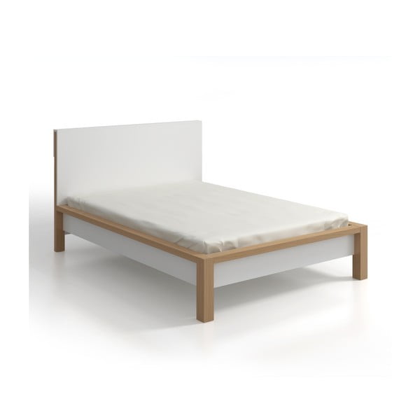 Dvojlôžková posteľ z borovicového dreva s úložným priestorom SKANDICA InBig, 180 × 200 cm