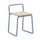 Modrá kovová detská stolička Tinn – Kave Home