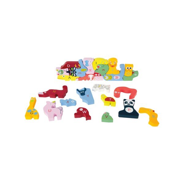 Detské drevené puzzle Legler ABC-image-2