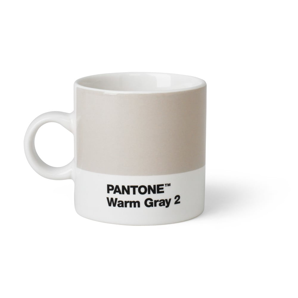 Svetlosivý hrnček Pantone Espresso, 120 ml