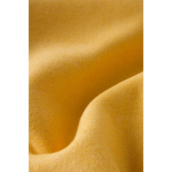 Žltá deka s podielom bavlny Euromant Basics, 140 x 180 cm-image-3
