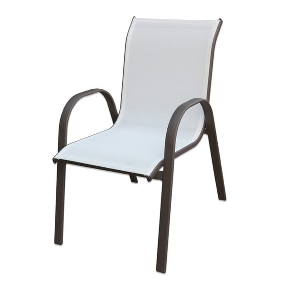 Čierno-biela záhradná stolička Clasic - LDK Garden