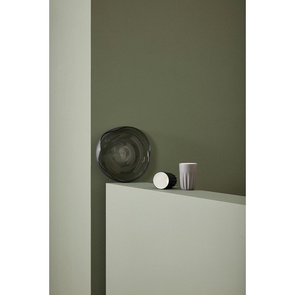 Sivé sklenené misy v súprave 2 ks ø 30 cm Bow – Hübsch-image-1