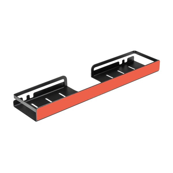 Čierna samodržiaca kúpeľňová polička z nerezovej ocele Altarella - Wenko-image-3