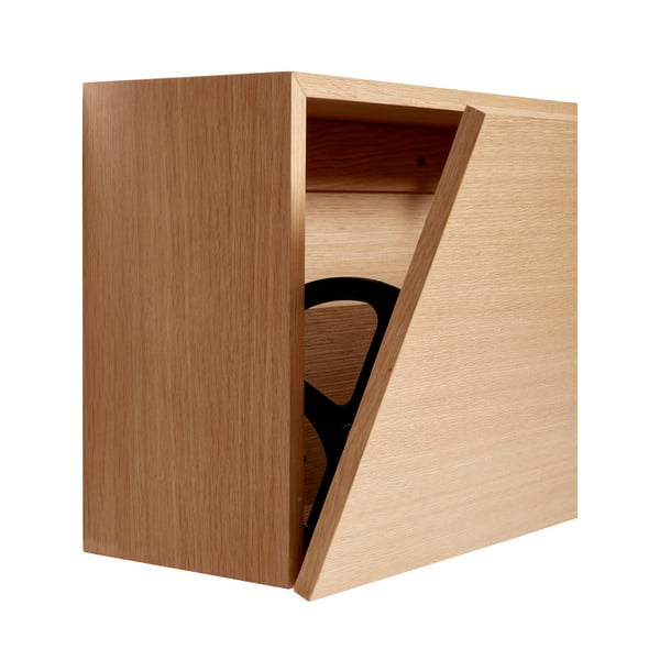 Výklopná závesná skrinka na topánky z dubového dreva Collect - Hübsch-image-4