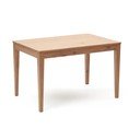 Rozkladací jedálenský stôl s prídavnou doskou v dekore duba 80x120 cm Yain – Kave Home