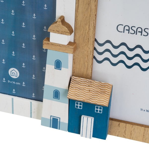 Sklenený rámček na stenu 43x27 cm Houses – Casa Selección-image-3