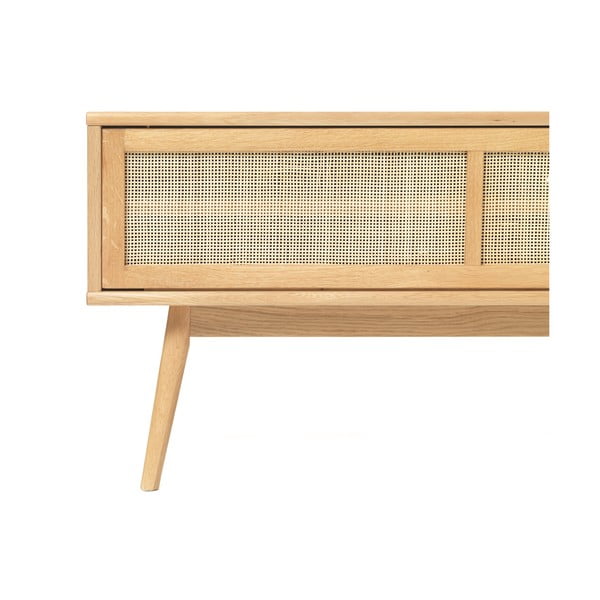 TV stolík v dekore duba v prírodnej farbe 150x50 cm Barrali – Unique Furniture-image-4