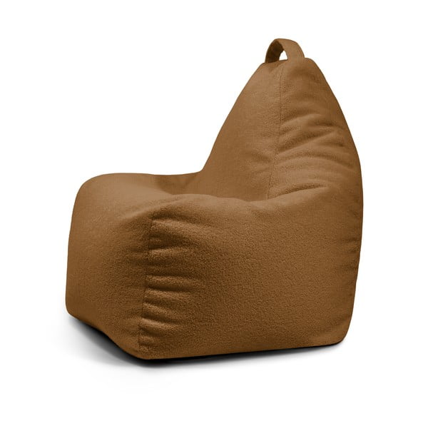 Hnedý sedací vak z textílie buklé Play Amuse – SLOWDOWN