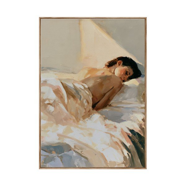 Tlačený obraz s rámom/na plátne 70x100 cm Dreamy Rays – Styler
