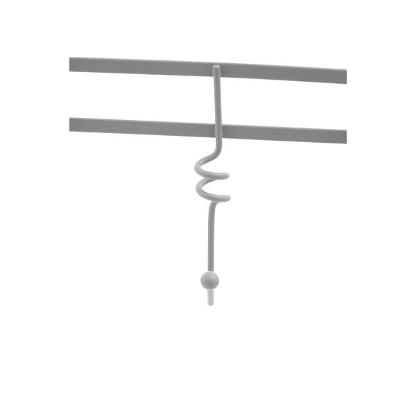 Sivý kovový vešiak na dvere 46 cm Jaxen – Premier Housewares-image-3