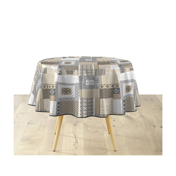 Umývateľný obrus z PVC ø 160 cm Costa – douceur d'intérieur