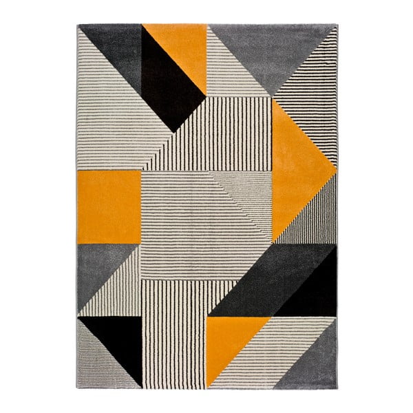 Oranžovo-sivý koberec Universal Gladys Duro, 80 × 150 cm