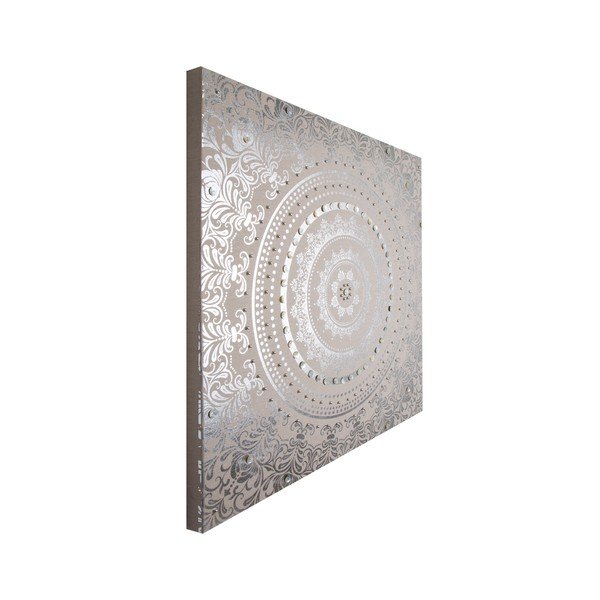 Dekorovaný látkový obraz Graham & Brown Cocoon, 80 × 80 cm-image-2