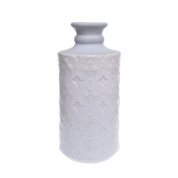 Biela keramická váza Ewax Petals, výška 30 cm