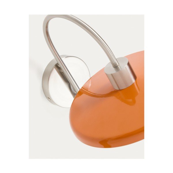 Oranžové nástenné svietidlo ø 27 cm Nuvira – Kave Home-image-3