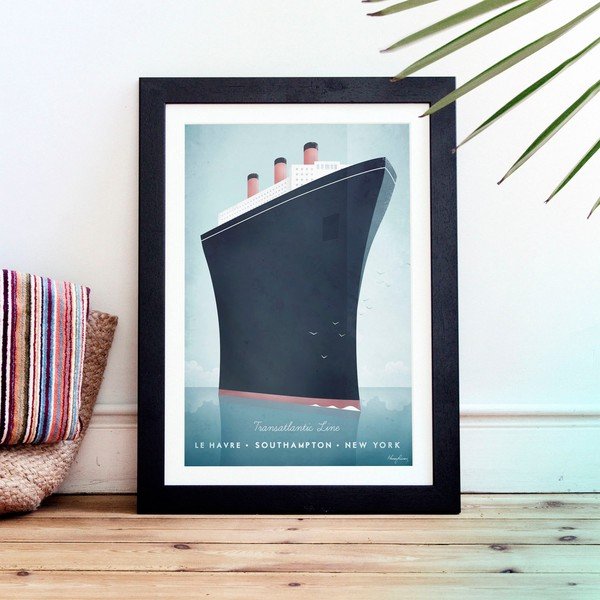 Plagát Travelposter Cruise Ship, A2-image-1