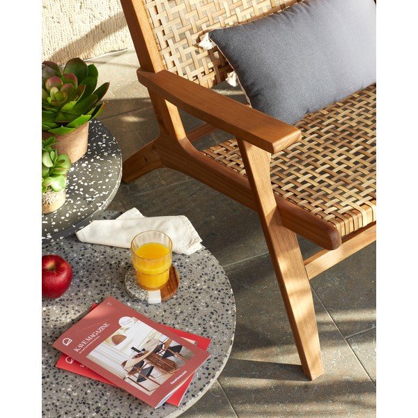 Sivý príručný stolík Kave Home Melano-image-3