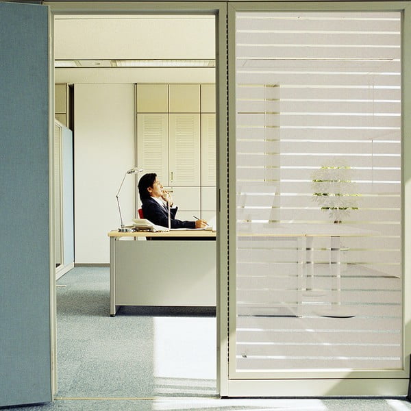 Matná nálepka na sklo s ochranným filmom Ambiance Lines, dĺžka 2 m-image-4