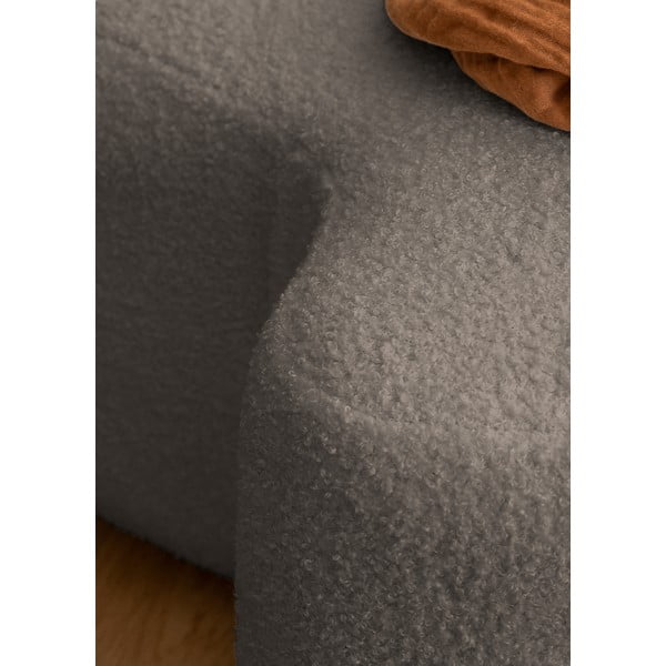 Hnedý taburet z textílie buklé Miuf – Miuform-image-4