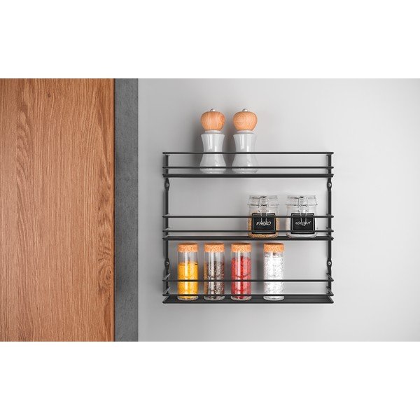 Nástenný organizér na koreničky z nehrdzavejúcej ocele Pepito – Metaltex-image-1