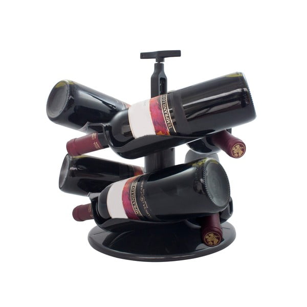 Otočný stojan na víno s vývrtkou Vino