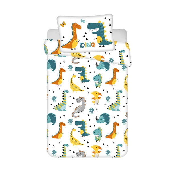 Bavlnené detské obliečky do postieľky 100x135 cm Dino World – Jerry Fabrics