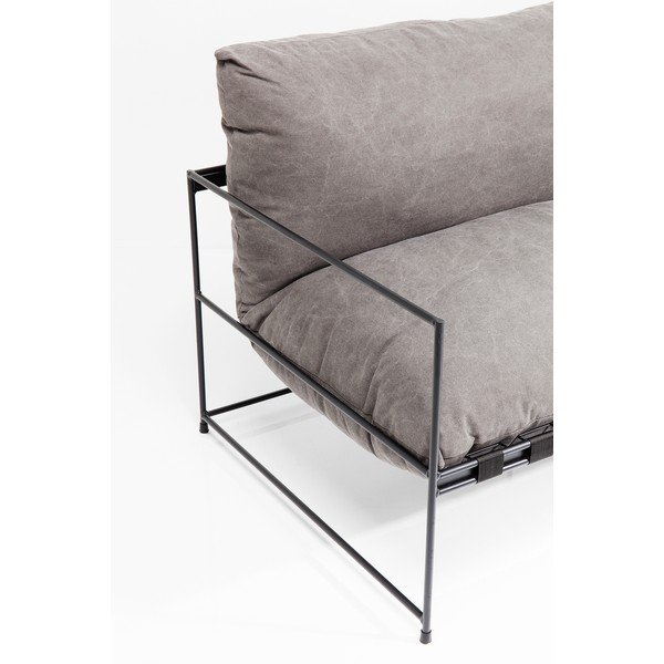 Sivá dvojmiestna pohovka Kare Design Cornwall-image-4