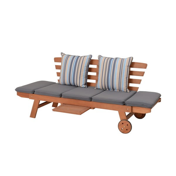 Hnedá drevená záhradná lavica Rincon – Garden Pleasure-image-4