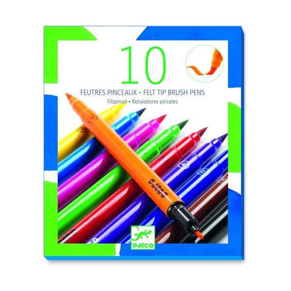 Súprava 10 obojstranných fixiek Djeco-image-1