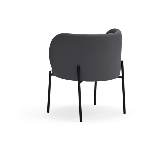 Tmavosivé kreslo Teulat Mogi-image-4