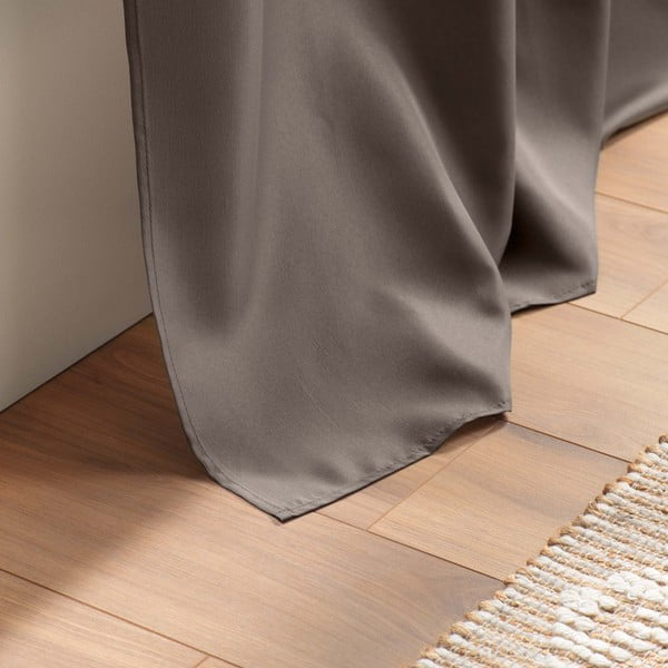 Hnedý záves 140x260 cm Essentiel – douceur d'intérieur-image-3