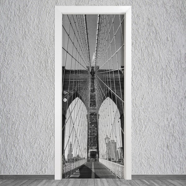 Samolepka na dvere LineArtistica Ponte, 80 × 215 cm