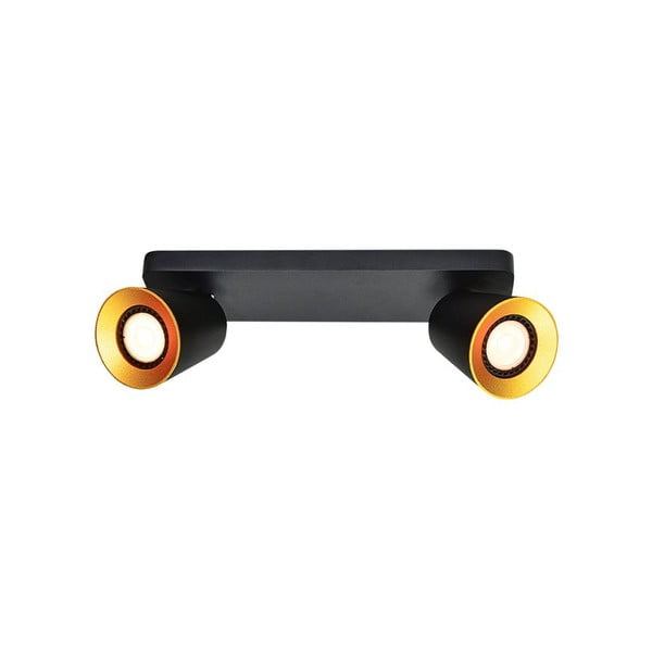 Čierne stropné svietidlo s kovovým tienidlom 9x31 cm Elli – GTV