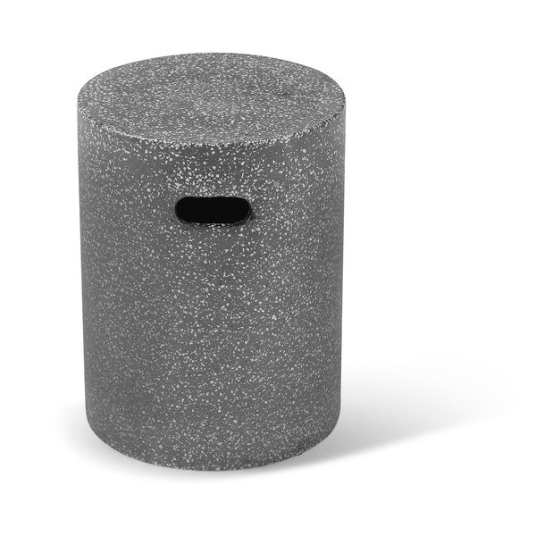 Čierny záhradný odkladací stolík Bonami Selection Loris, ø 35 cm-image-1