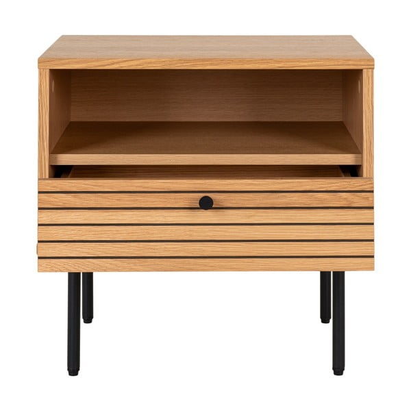 Odkladací stolík s doskou v dubovom dekore 40x50 cm Kyoto – House Nordic-image-3